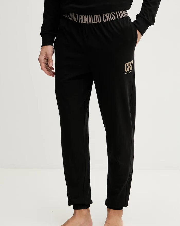 CR7 Cristiano Ronaldo iki parçalı erkek pamuklu pijama