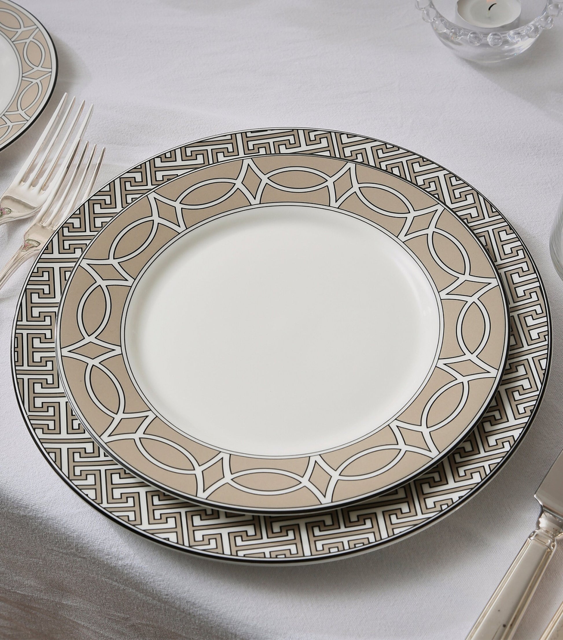 O.W.London Set of 2 Loop Dessert Plates (21cm)