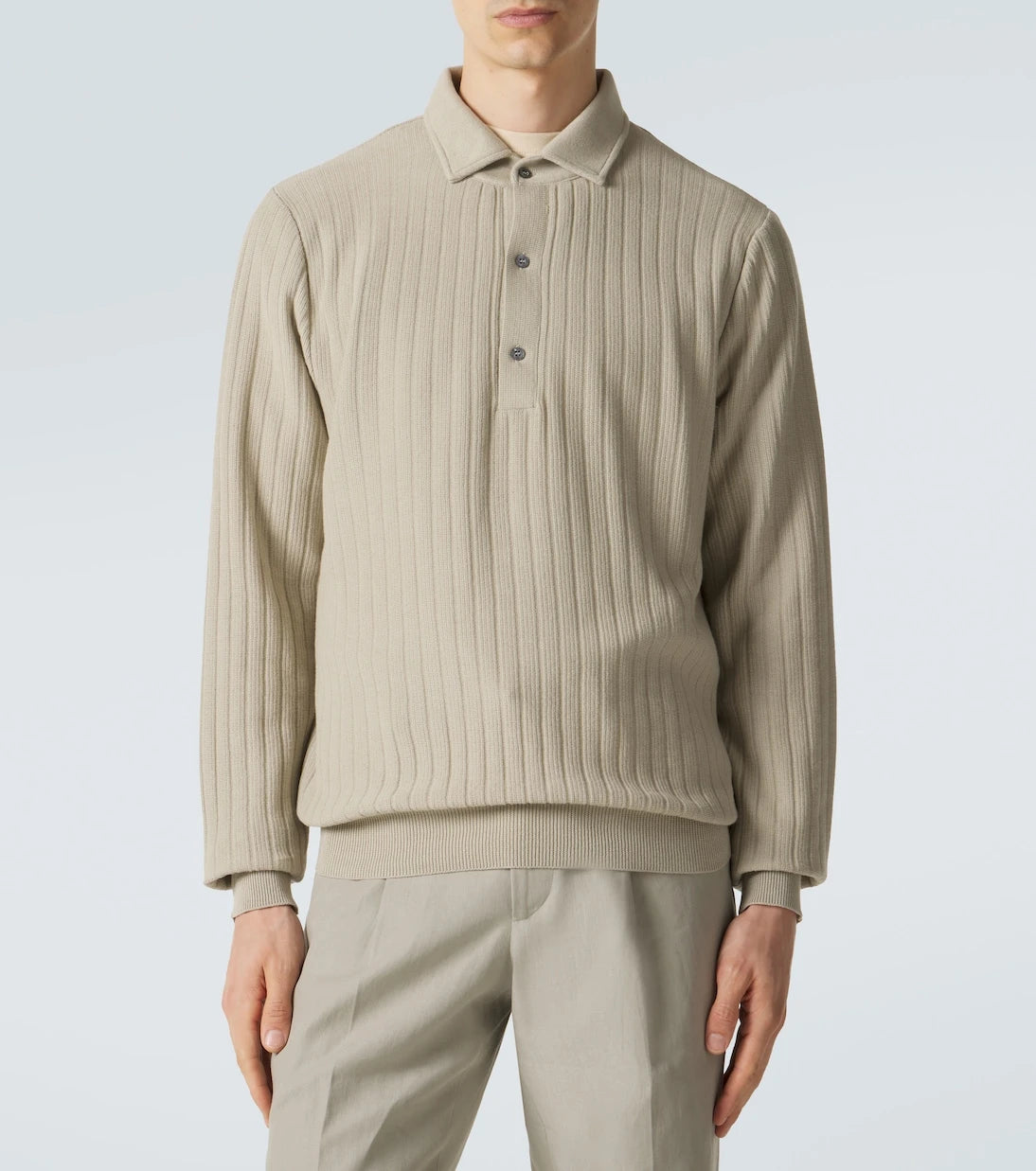 Lardini - Cotton polo sweater
