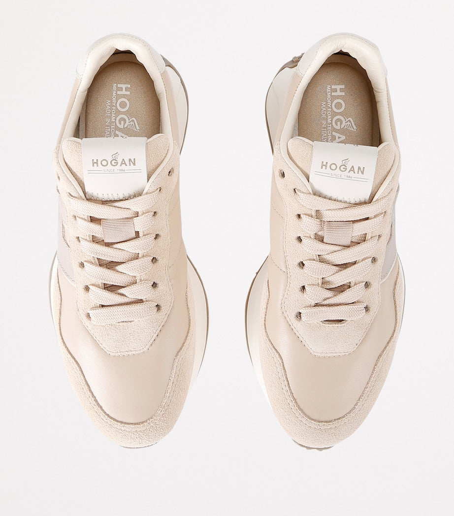 Nude Suede-Blend H641 Sneakers