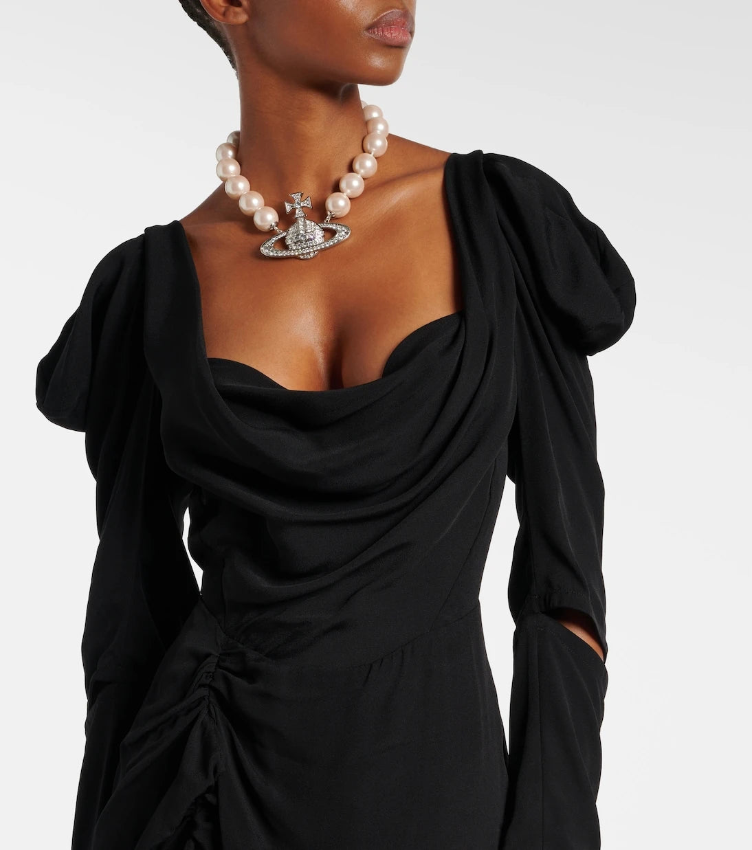 Vivienne Westwood - Panther draped midi dress