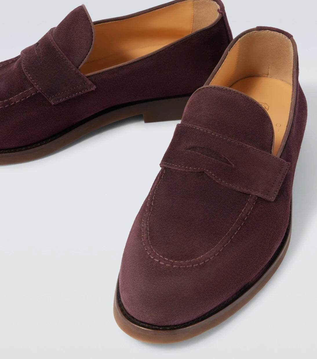 Brunello Cucinelli - Suede penny loafers