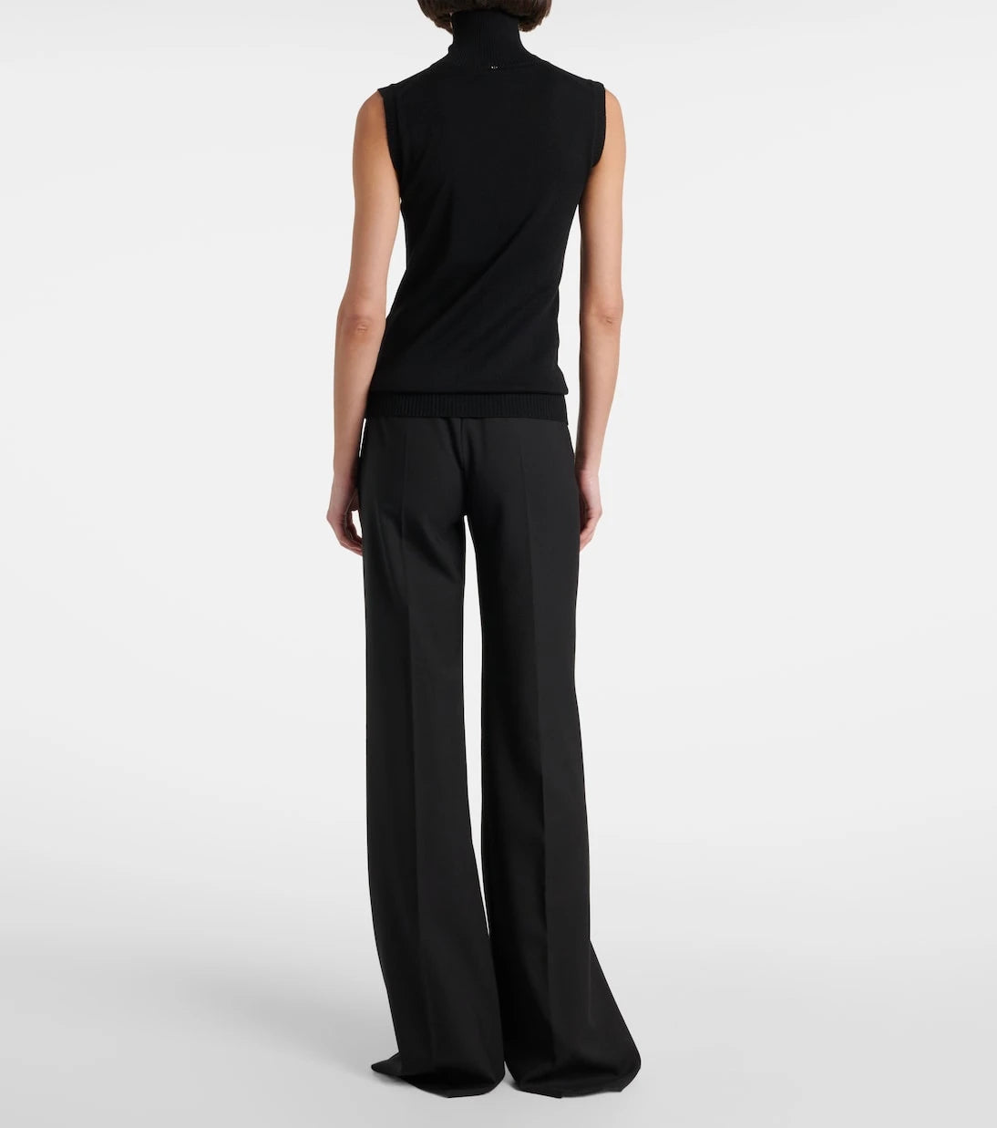 Sportmax - Vertigo knitted virgin wool top
