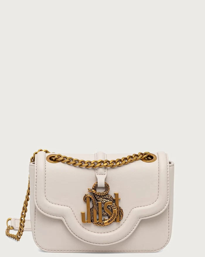 Just Cavalli suni deri kadın crossbody çanta