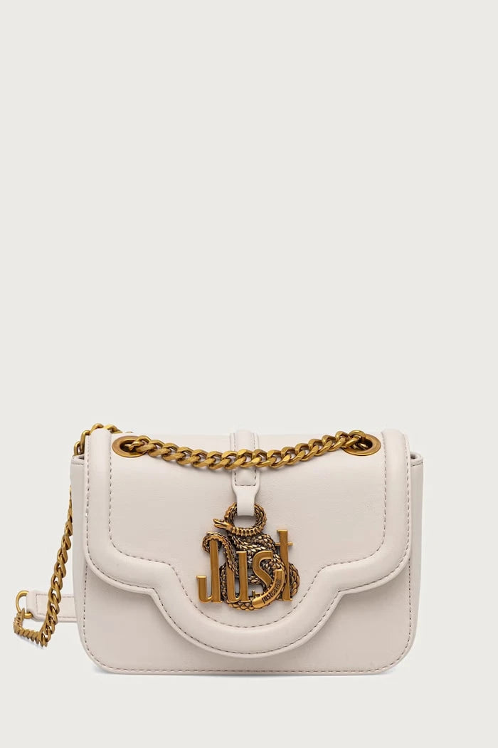 Just Cavalli suni deri kadın crossbody çanta