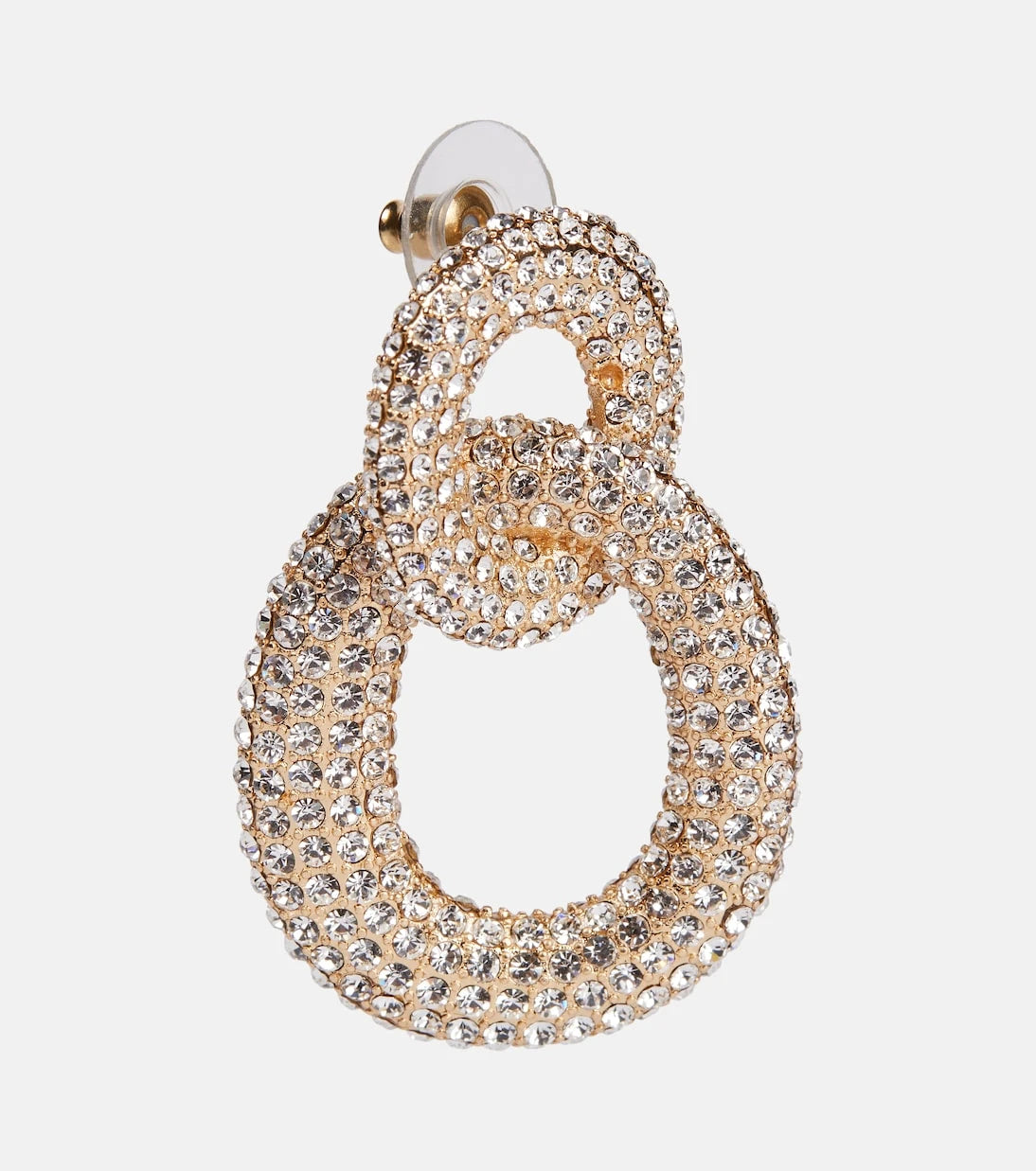 Self-Portrait - Crystal-embellished earrings