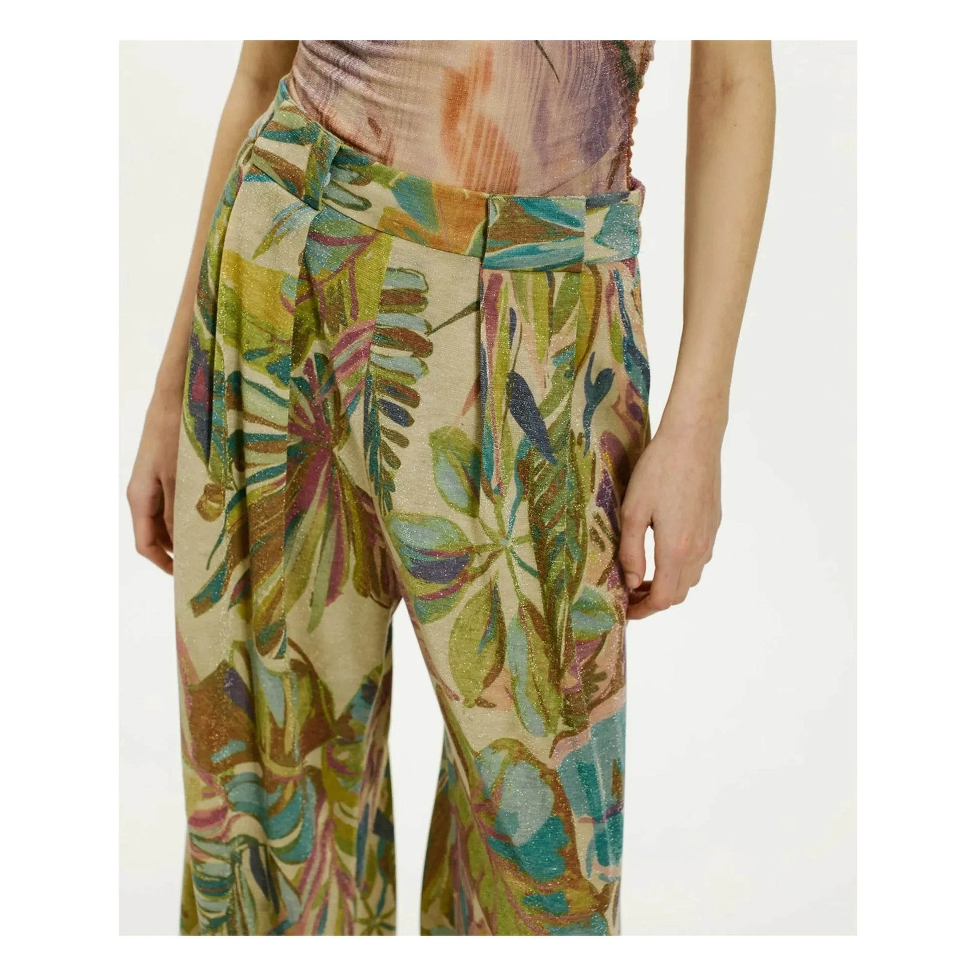 Momoni - Aspen Printed Pants | Blue