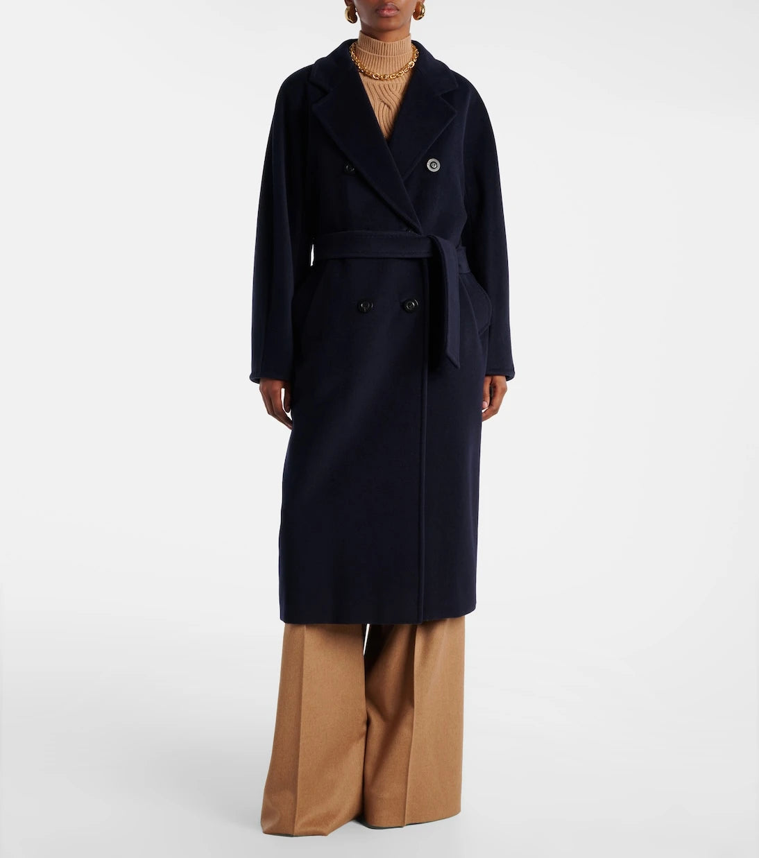 Max Mara - Madame wool and cashmere wrap coat