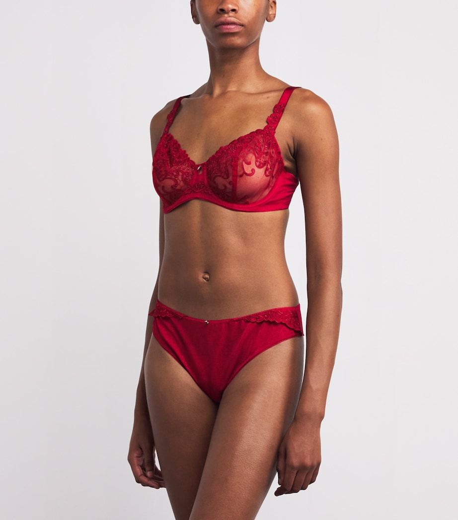 Fantasie Red Portia Brazilian Briefs