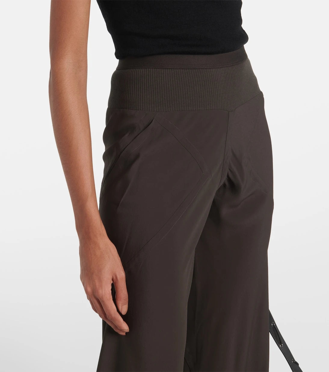Rick Owens - Bias high-rise wide-leg pants