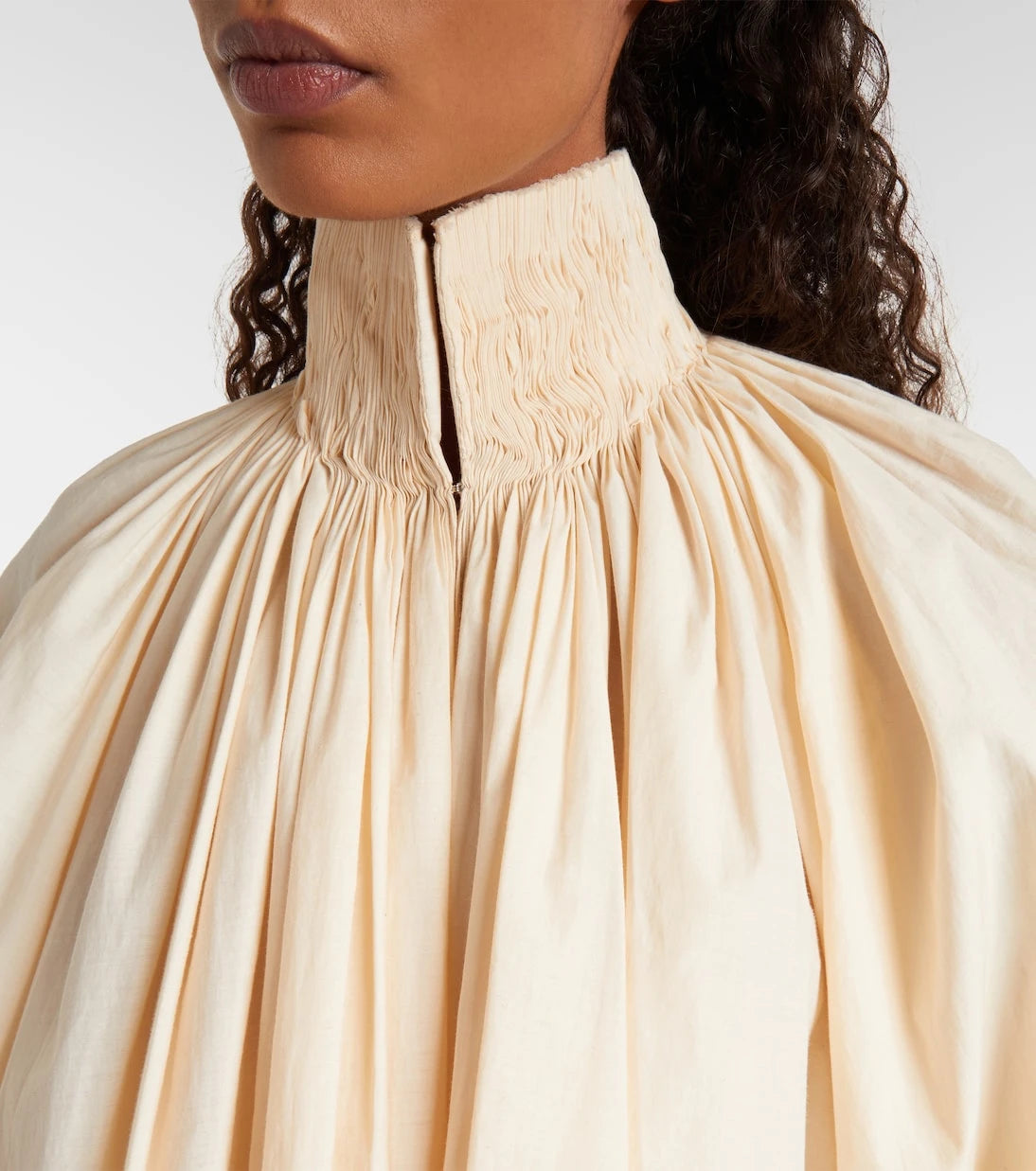 Khaite - Durer cotton-blend blouse