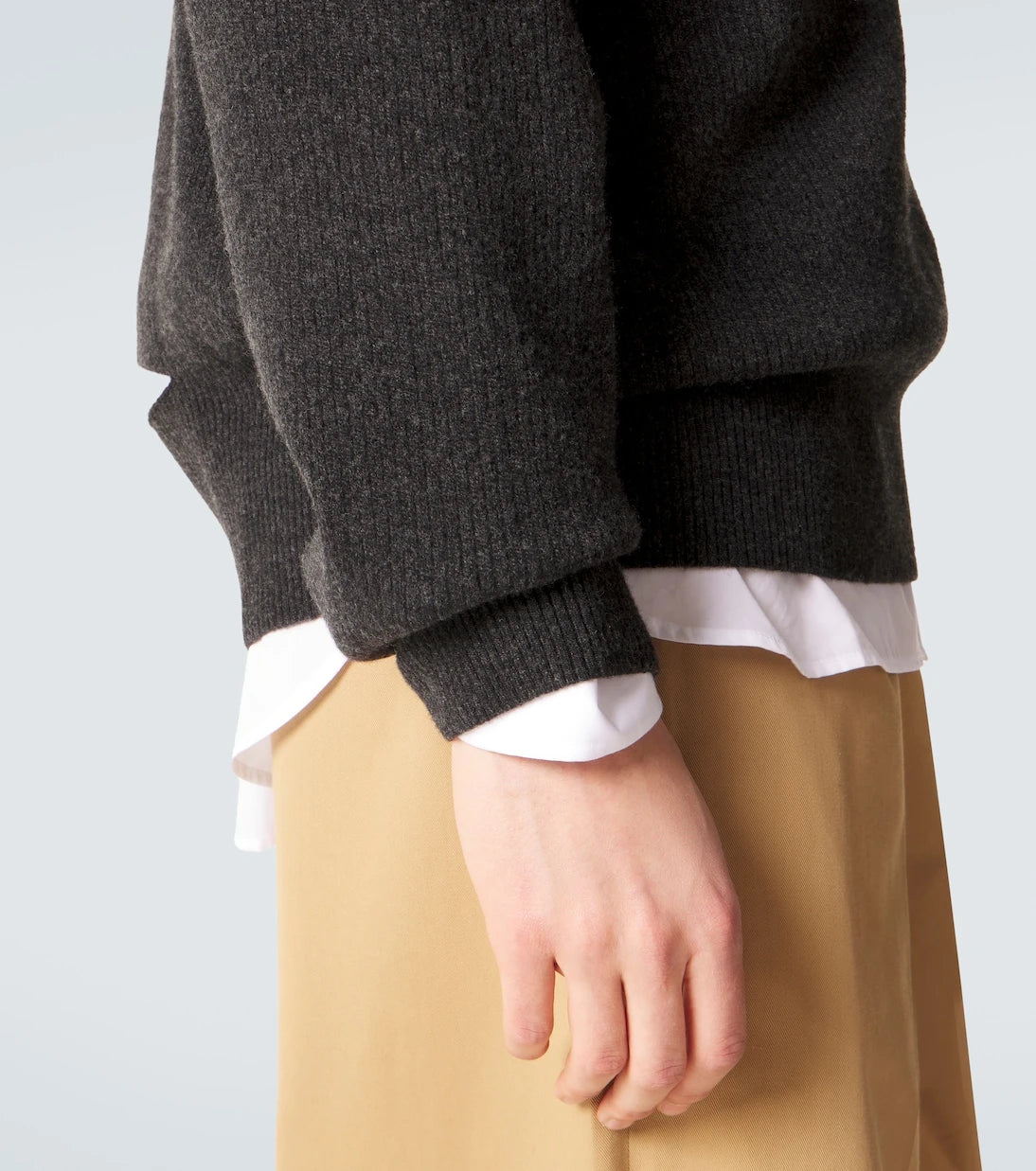 Simone Rocha - Cutout embellished wool-blend sweater