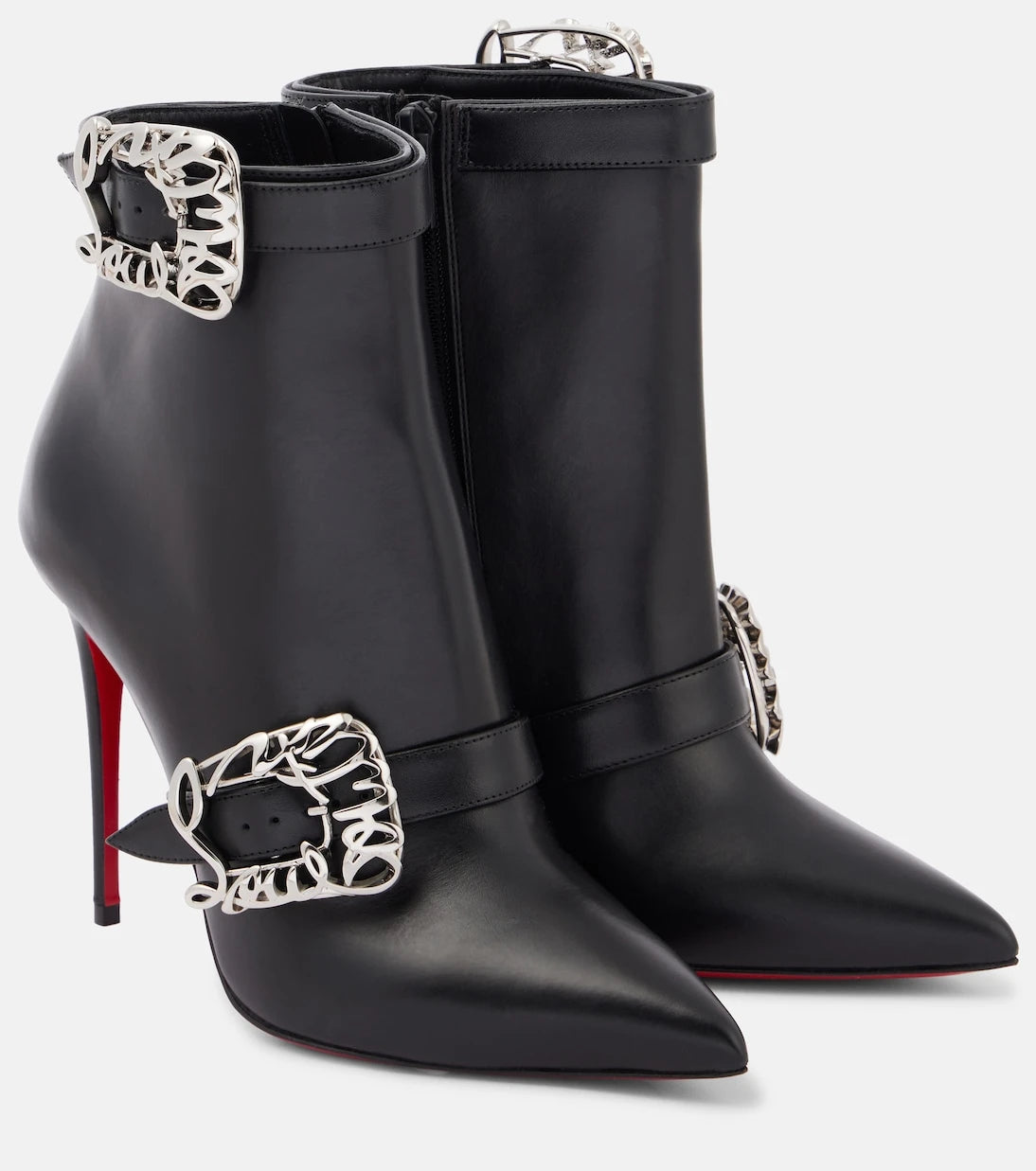 Christian Louboutin - حذاء الكاحل Giddylina 100 من الجلد