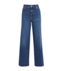 Blue Le Slim Palazzo Wide-Leg Jeans