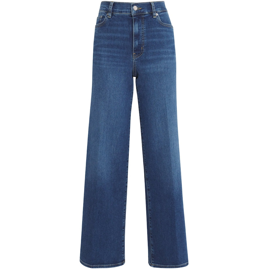 Blue Le Slim Palazzo Wide-Leg Jeans