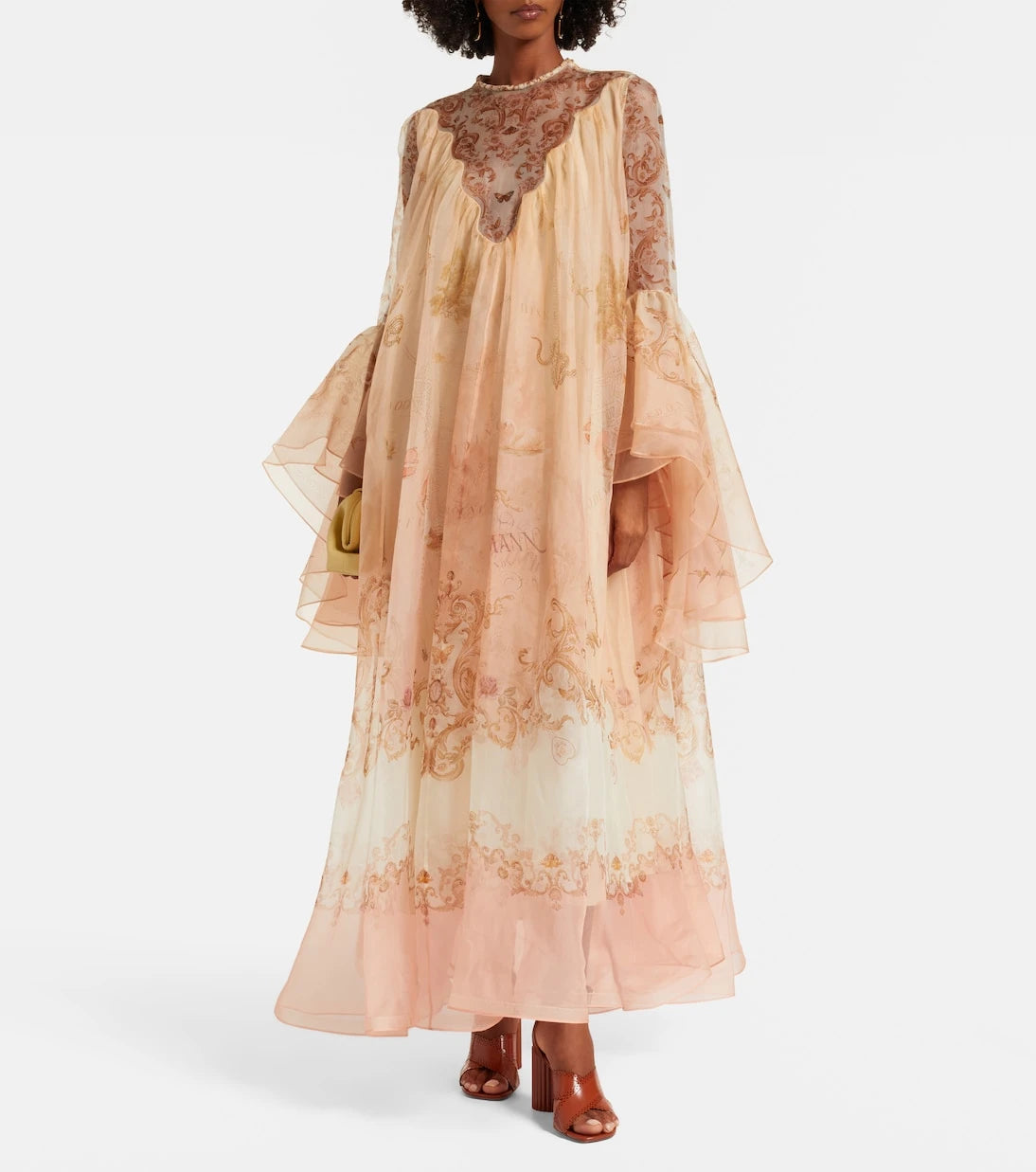 Zimmermann - Hypnotic printed silk gown