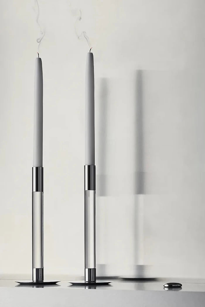 Orrefors Lumiere 26,5 cm Dekoratif Şamdan
