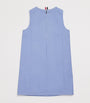 Thom Browne Kids Blue Collarless Dress (4-12 Years)