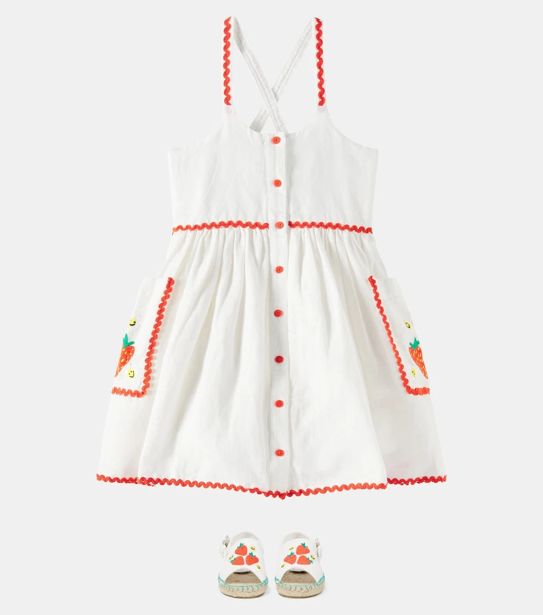 Stella McCartney Kids - Linen and cotton dress