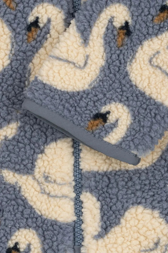 Konges Sløjd çocuk polar tulum JODY TEDDY ONESIE GRS