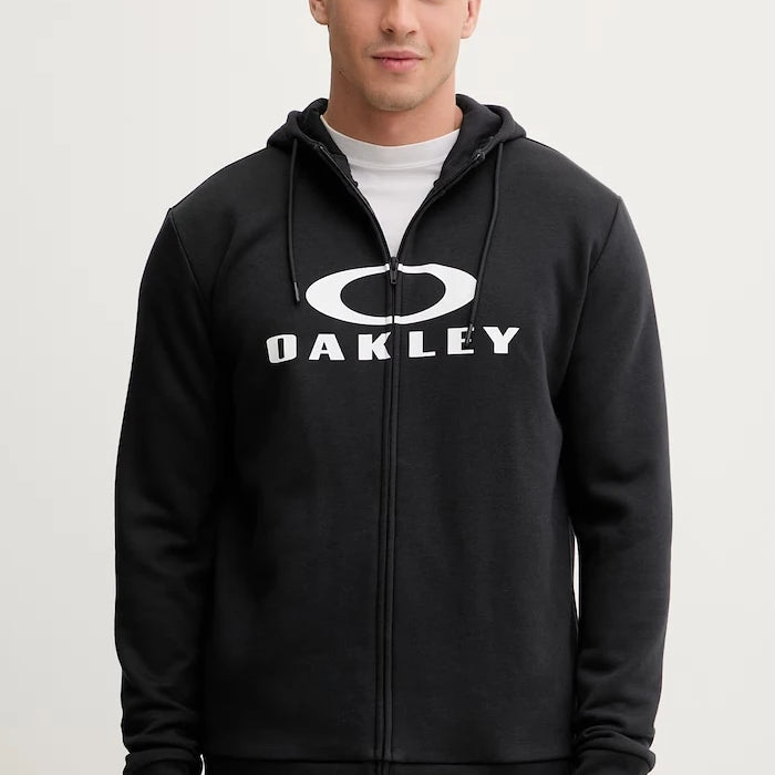 Oakley erkek pamuklu fermuarlı kapüşonlu sweatshirt