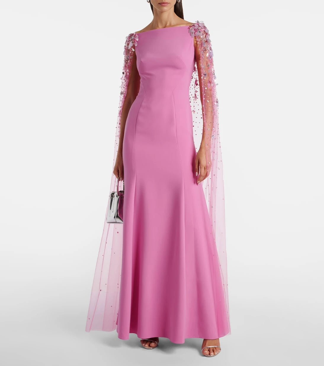 Jenny Packham - Bittersweet beaded caped gown