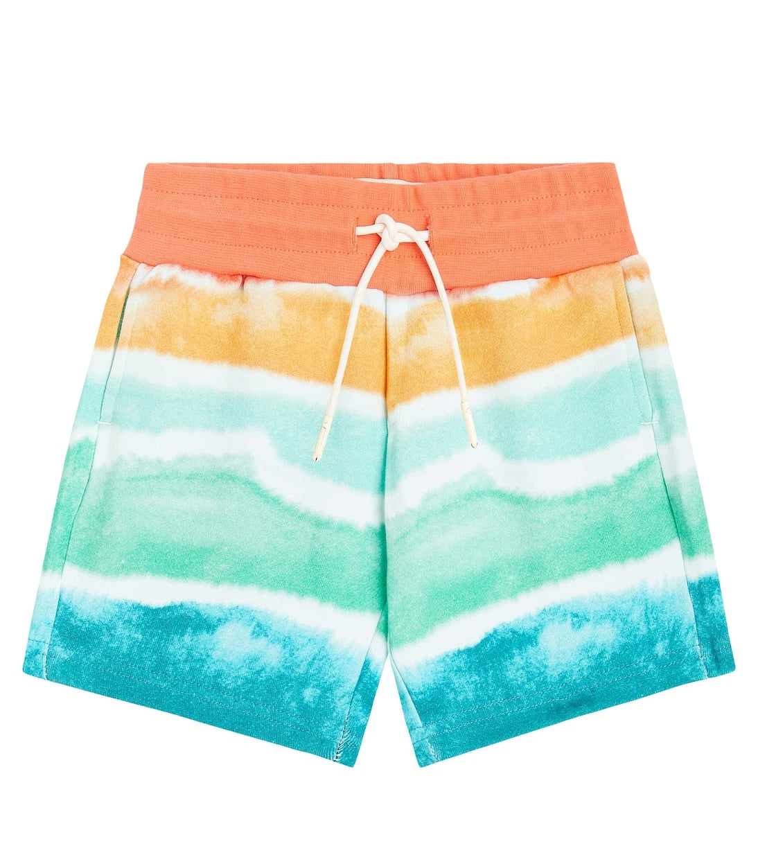Scotch & Soda Kids - Striped cotton jersey shorts