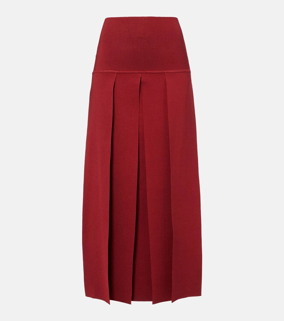 Alaïa - Pleated midi skirt