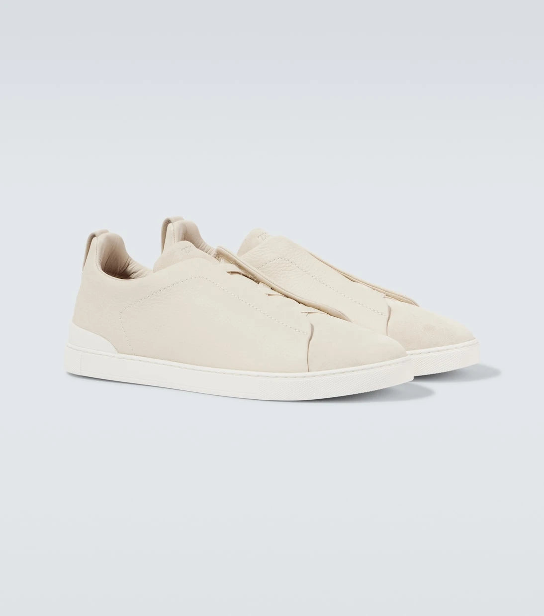 Zegna - Triple Stitch leather sneakers