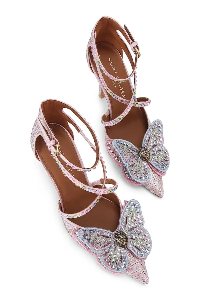 Kurt Geiger London обувки с ток Butterfly Strap Court