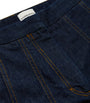 Claudie Pierlot Blue Raw Denim Shorts