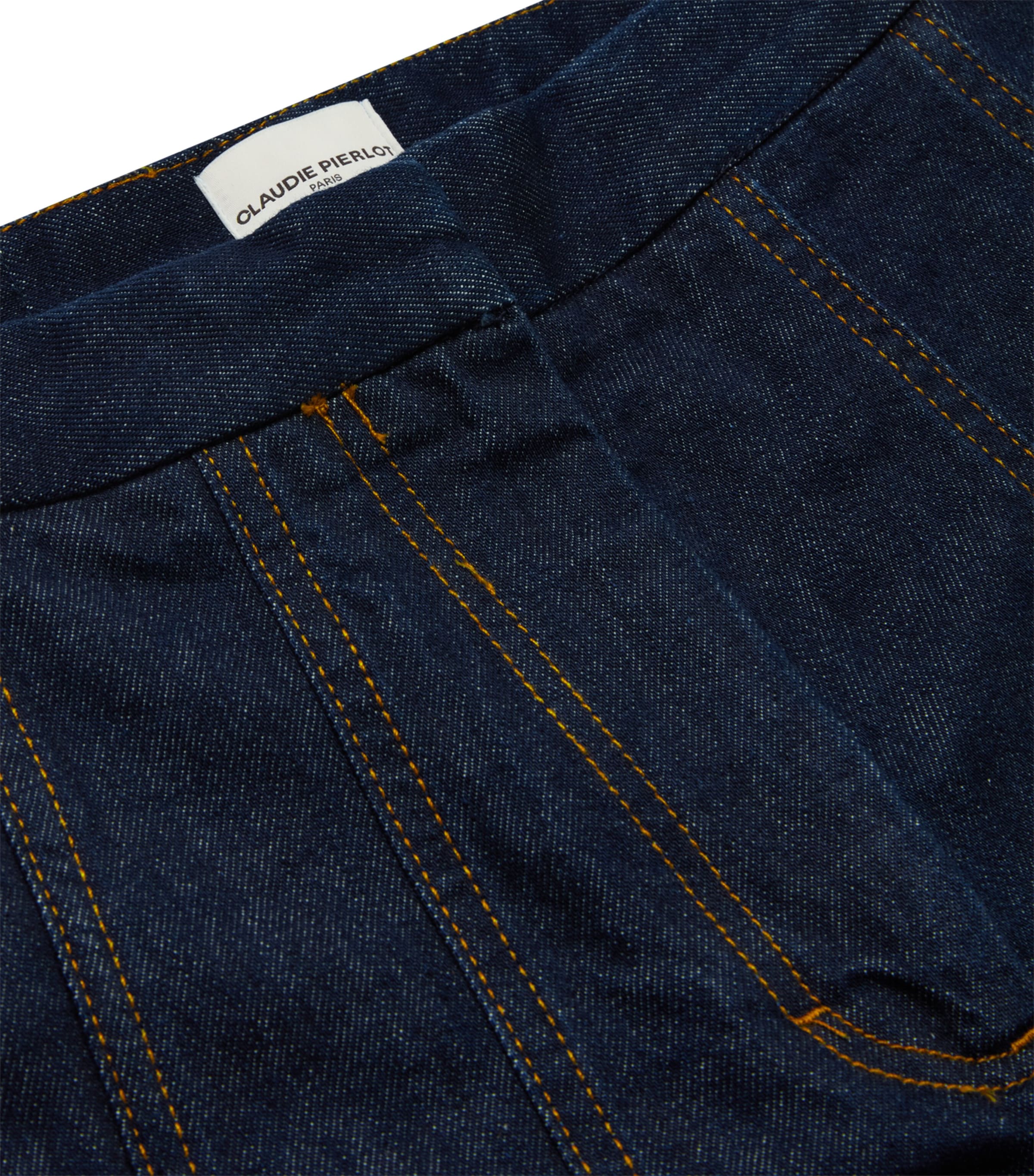 Claudie Pierlot Blue Raw Denim Shorts