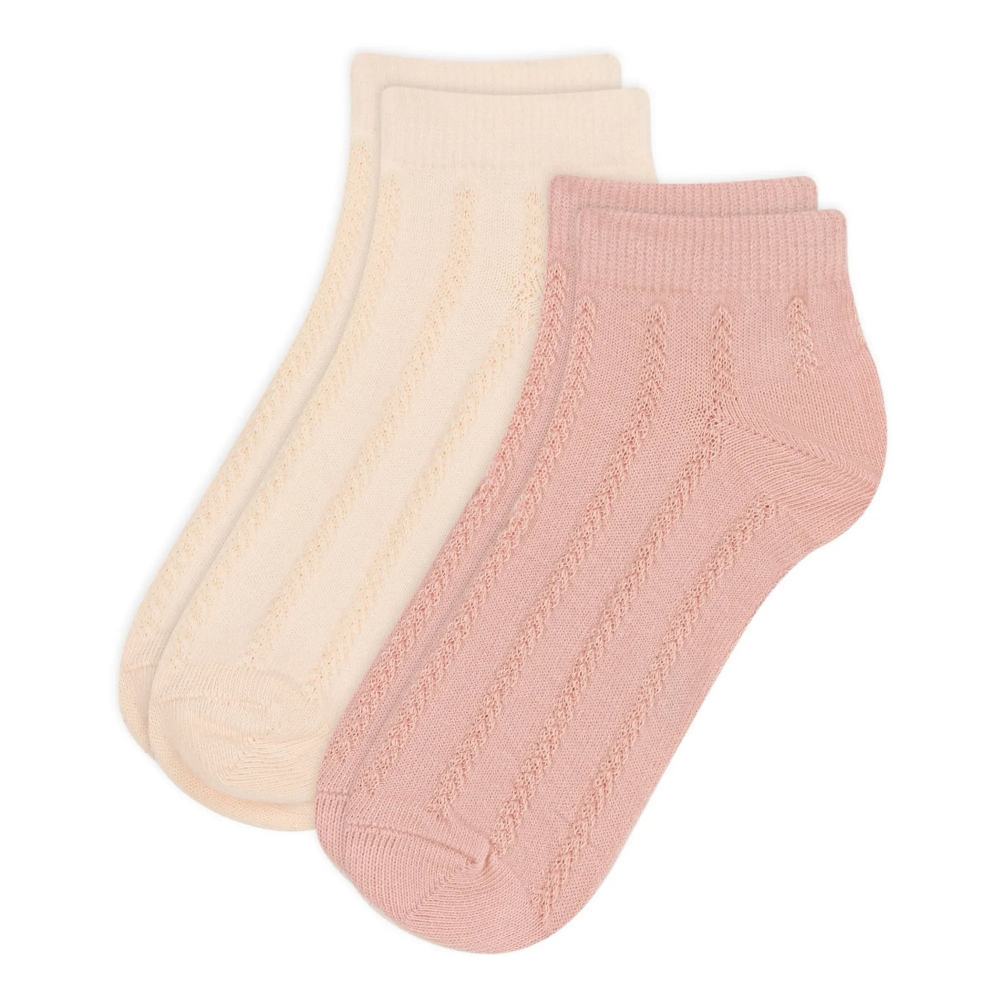 Petit Bateau - Set of 2 Openwork Socks | Pink