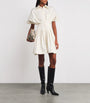 Palmer//Harding Ivory Stretch-Cotton Courage Mini Dress