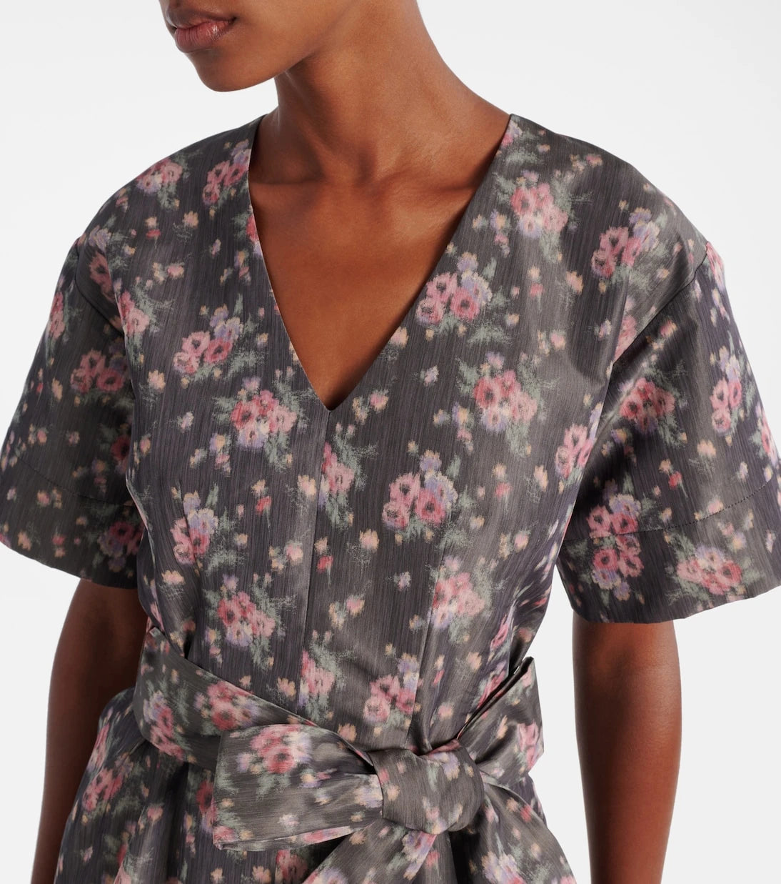 Markarian - Lunetta floral taffetta midi dress