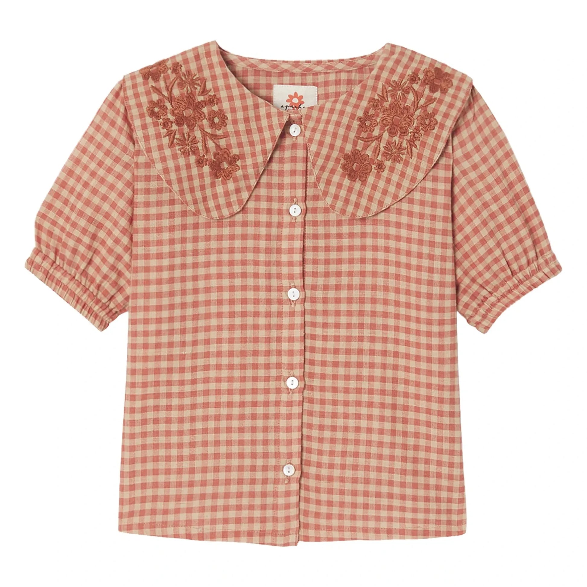 Apaches - Blouse Col Claudine Binou | Orange
