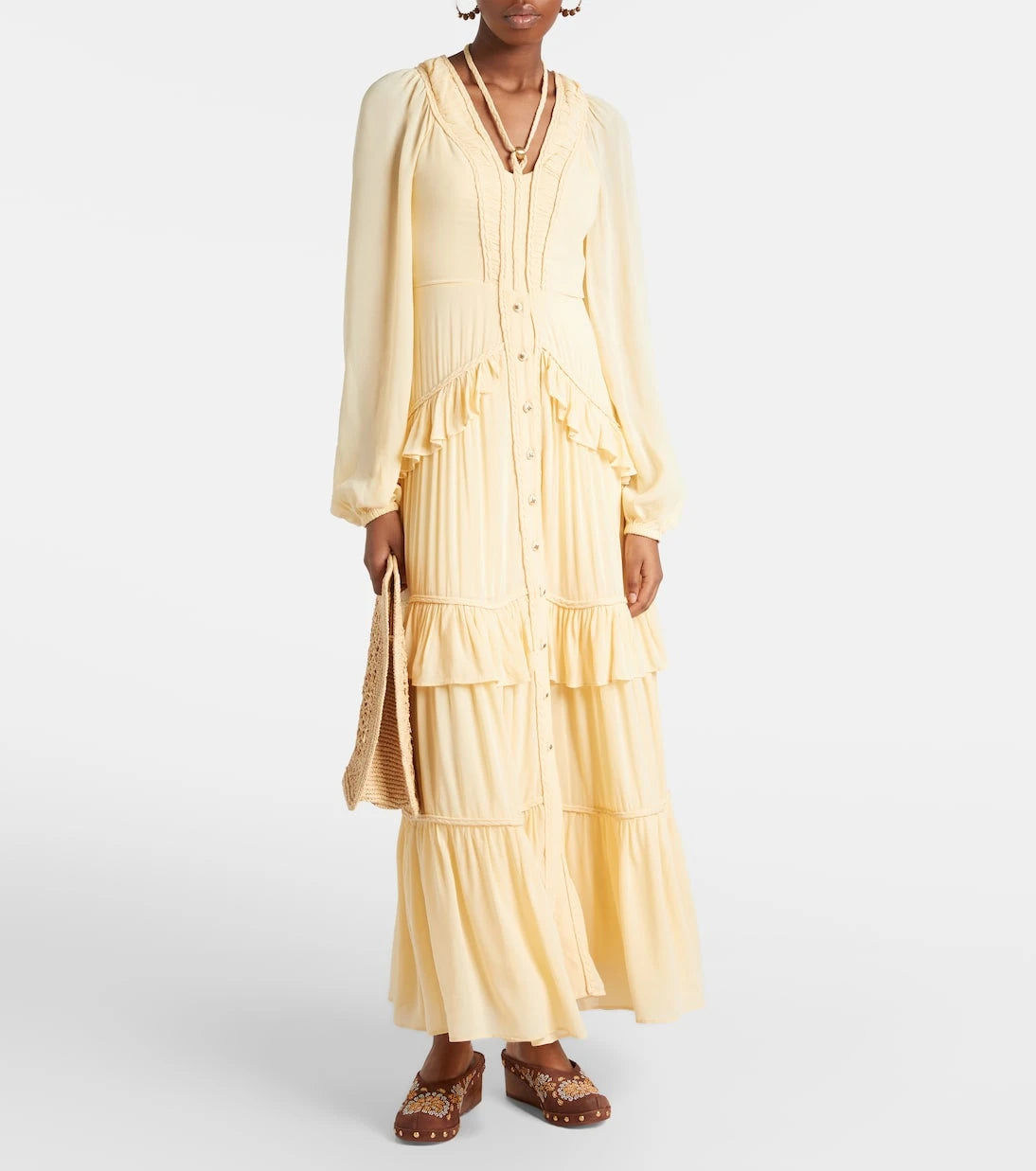 Farm Rio - Braided maxi dress
