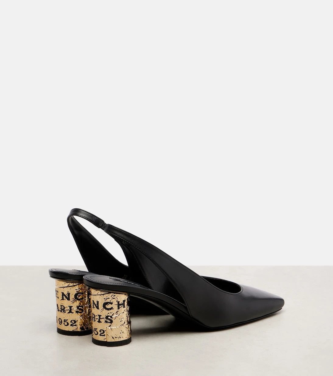 Givenchy - Tape 65 leather slingback pumps
