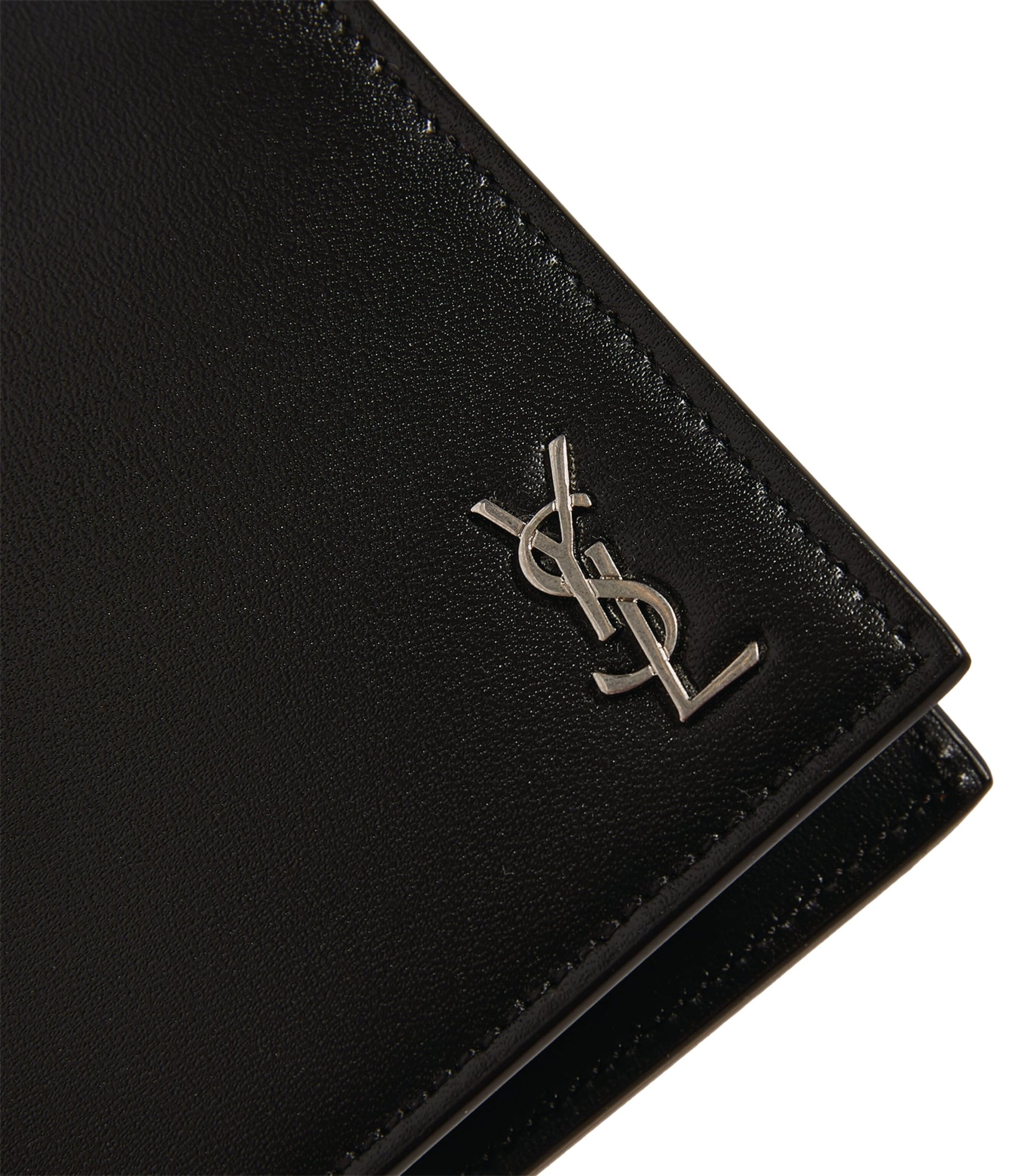 Leather Monogram East/West Wallet