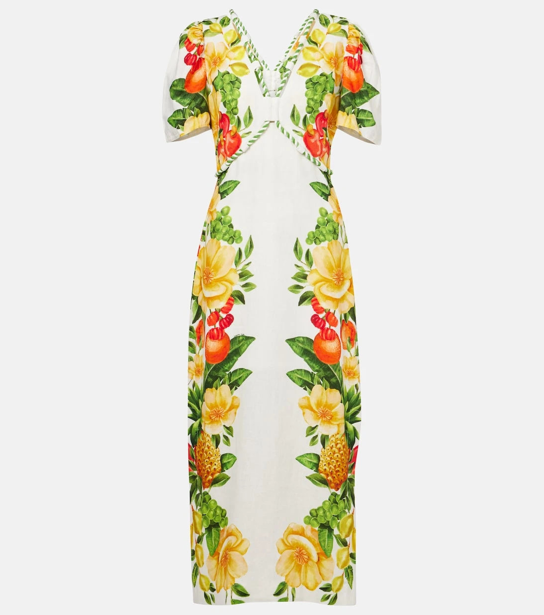 Farm Rio - Floral linen maxi dress