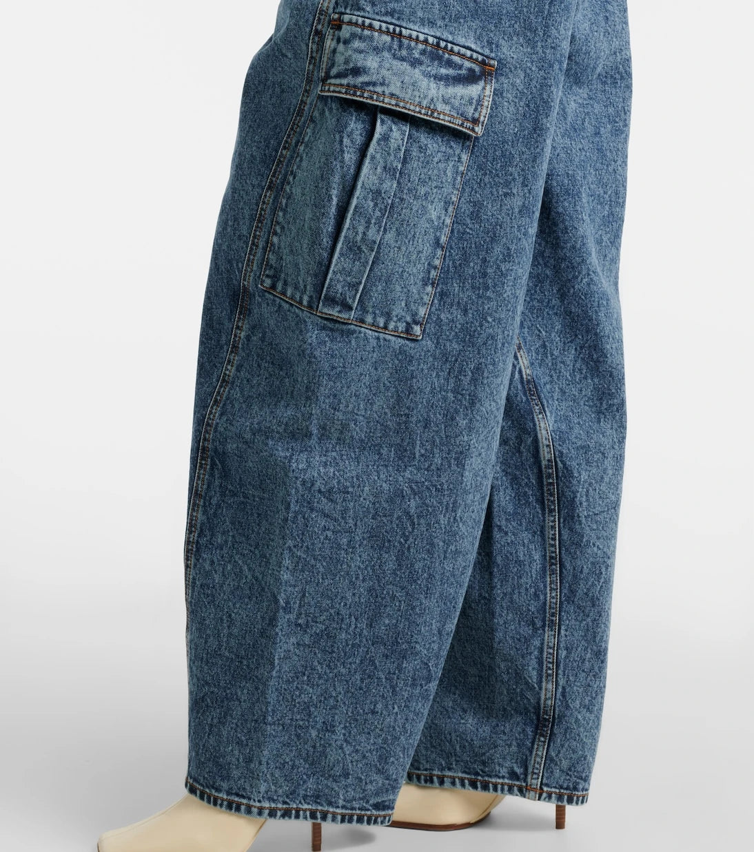 Alaïa - Barrel-leg jeans