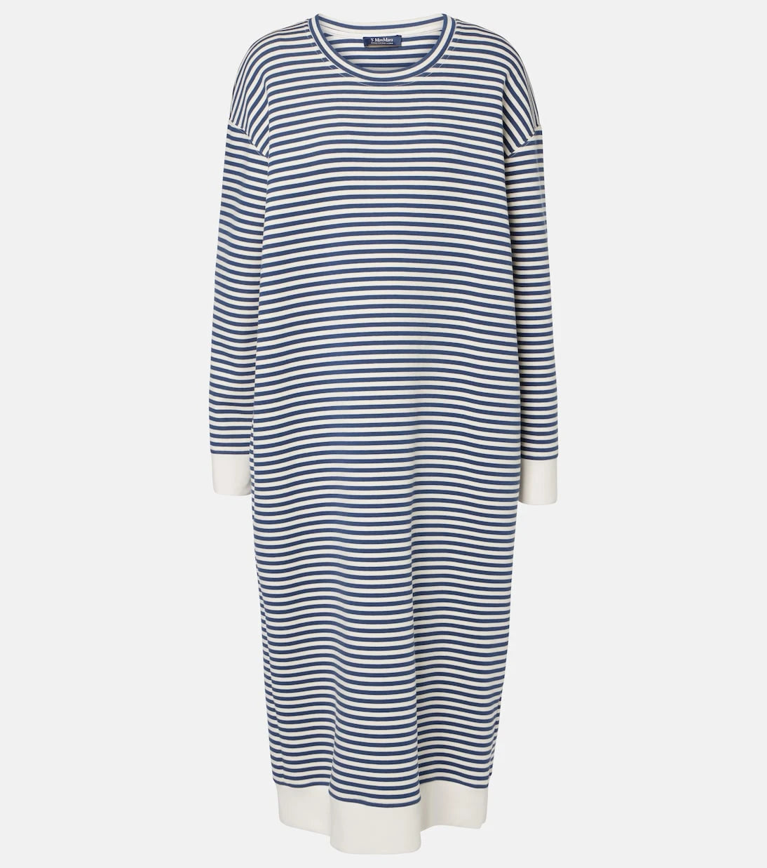فستان ميدي مخطط من جيرسيه "كالا" من S Max Mara