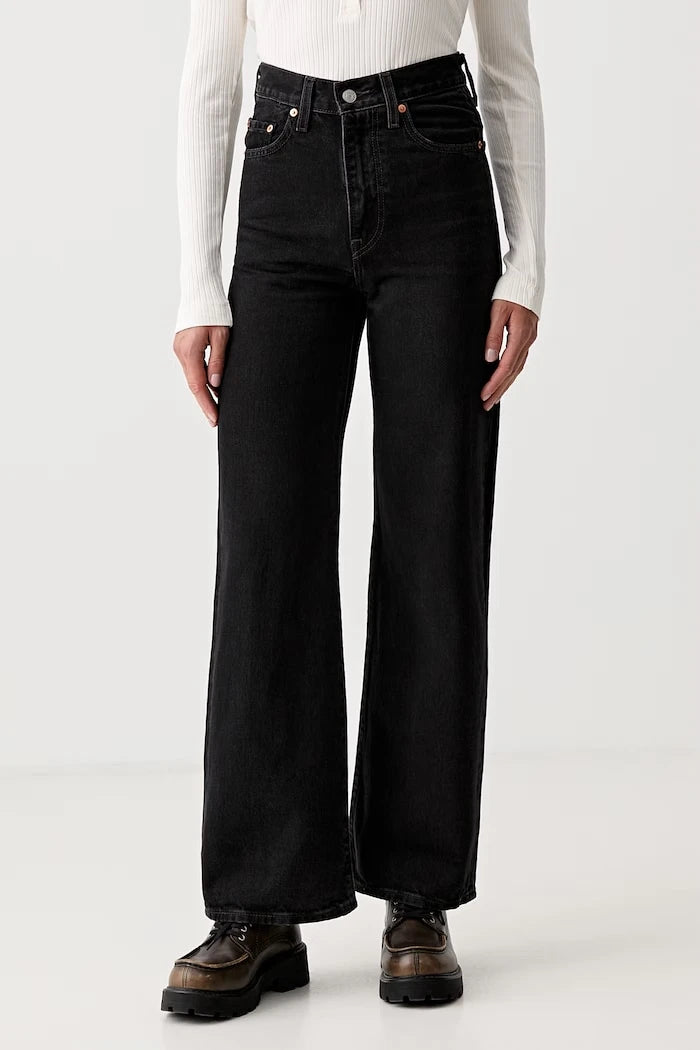 Levi's дънки wide leg дамски RIBCAGE WIDE LEG