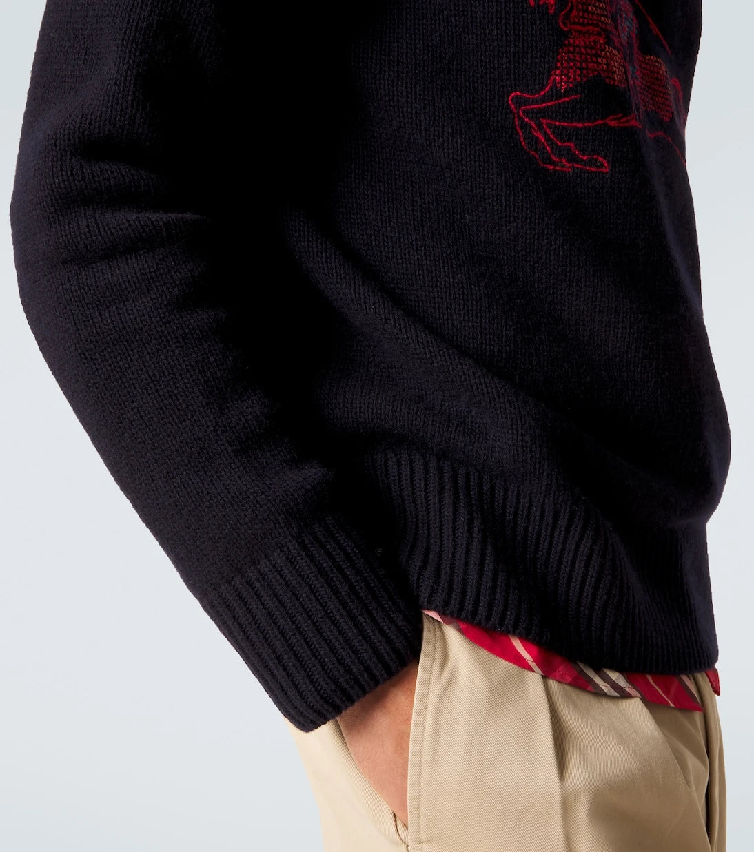 Burberry - EKD wool and cashmere sweater