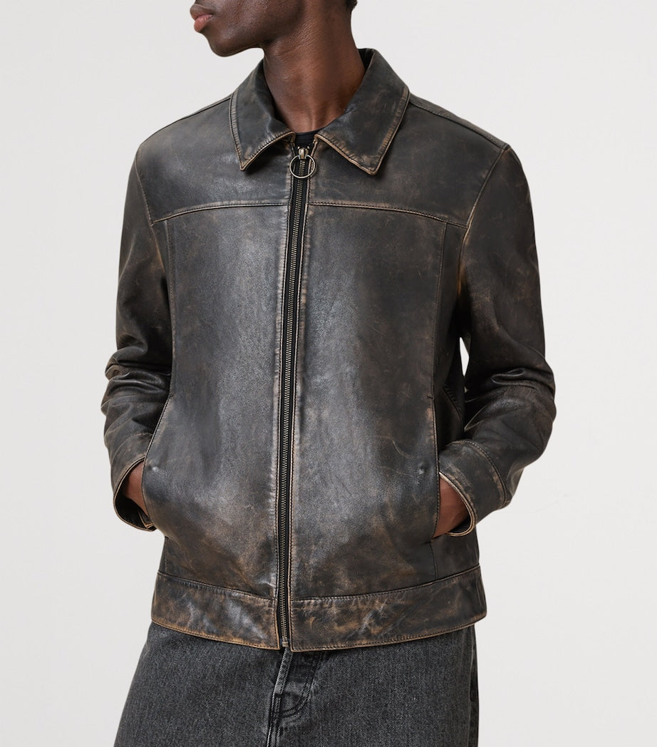 Black Alkan Leather Jacket
