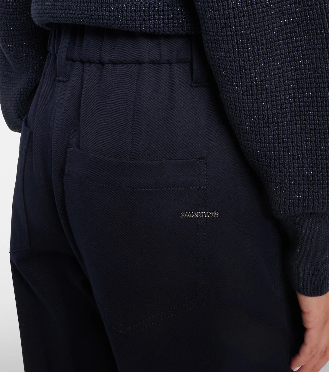 Brunello Cucinelli - Monili cotton-blend straight pants