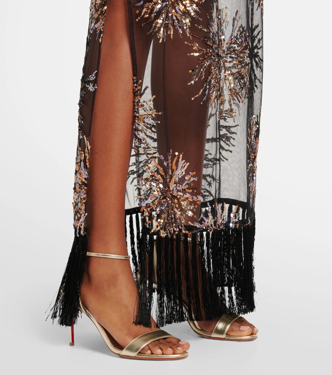 Taller Marmo - Nina Soleil sequined maxi dress