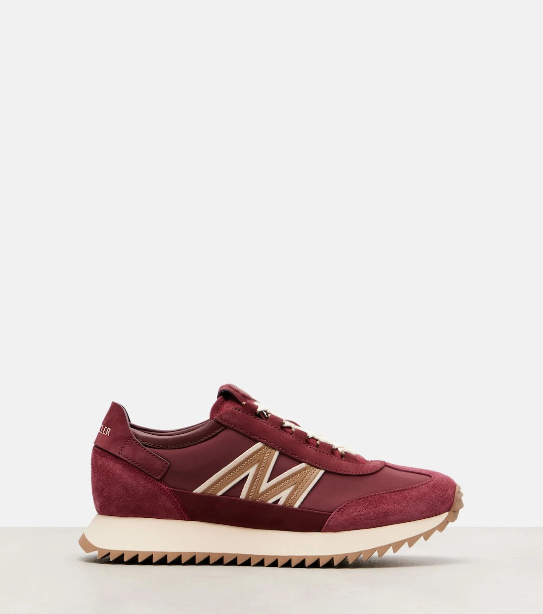 Moncler - Pacey2 suede-trimmed sneakers