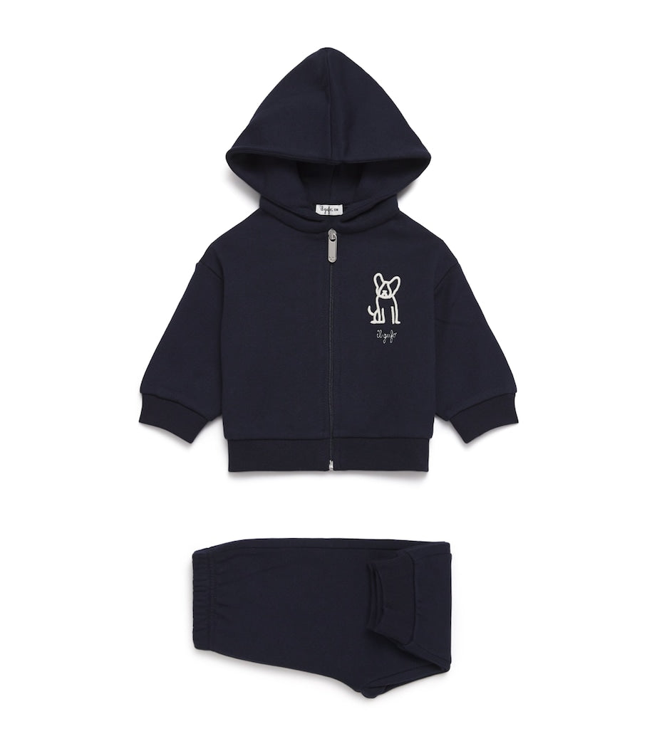 Cotton Zip-Up Hoodie and Sweatpants Set (6-36 Months)