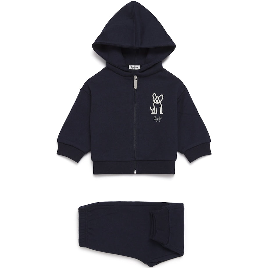 Cotton Zip-Up Hoodie and Sweatpants Set (6-36 Months)